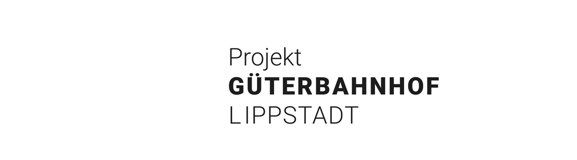 Animiertes Logo des Projekt Güterbahnhof Lippstadt das sich wandelt von den Schienen zum Stadthaus