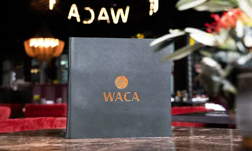 Detailansicht der Speisekarte des Restaurants 'WACA'